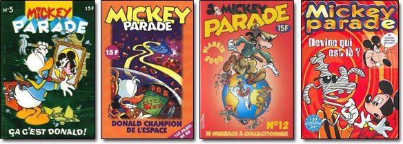 Mickey Parade #209, #224, #247, #254